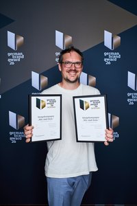 Preisverleihungsgala des German Brand Awards in Berlin (© German Brand Award / GRAND VISIONS – Diepold & Finsterer GbR) Preisverleihungsgala des German Brand Awards in Berlin (© German Brand Award / GRAND VISIONS – Diepold & Finsterer GbR)