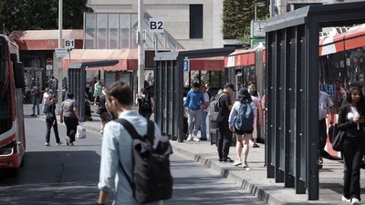 Blick auf den zentralen Busbahnhof Bonn (© Stadtwerke Bonn) Blick auf den zentralen Busbahnhof Bonn (© Stadtwerke Bonn)